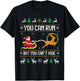 Deer Hunting Santa Claus Hunter Hunt Ugly Christmas Sweater T-Shirt - T-Shirt | Black
