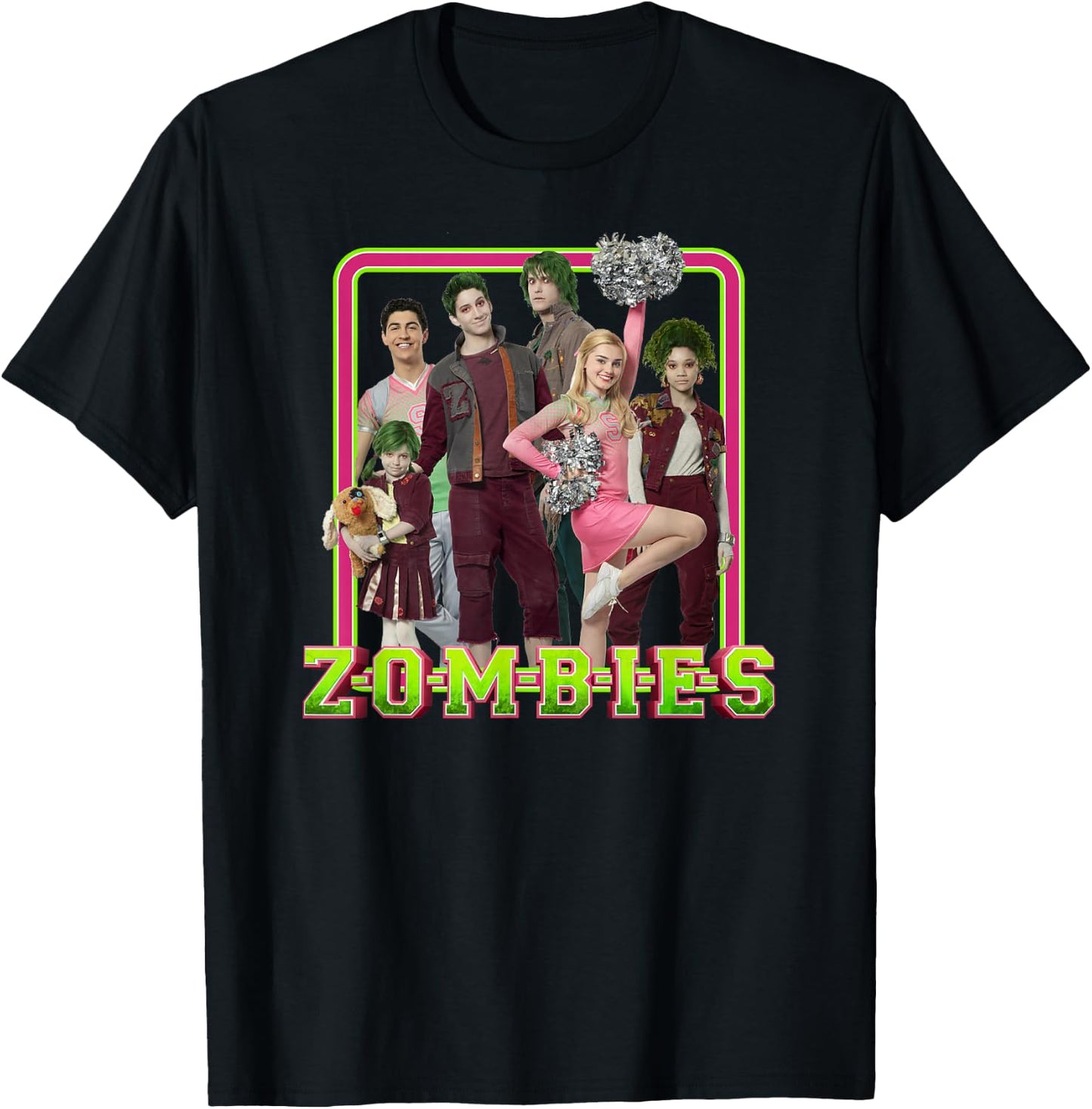 Disney - Zombies Friend Group T-Shirt - T-Shirt | Black