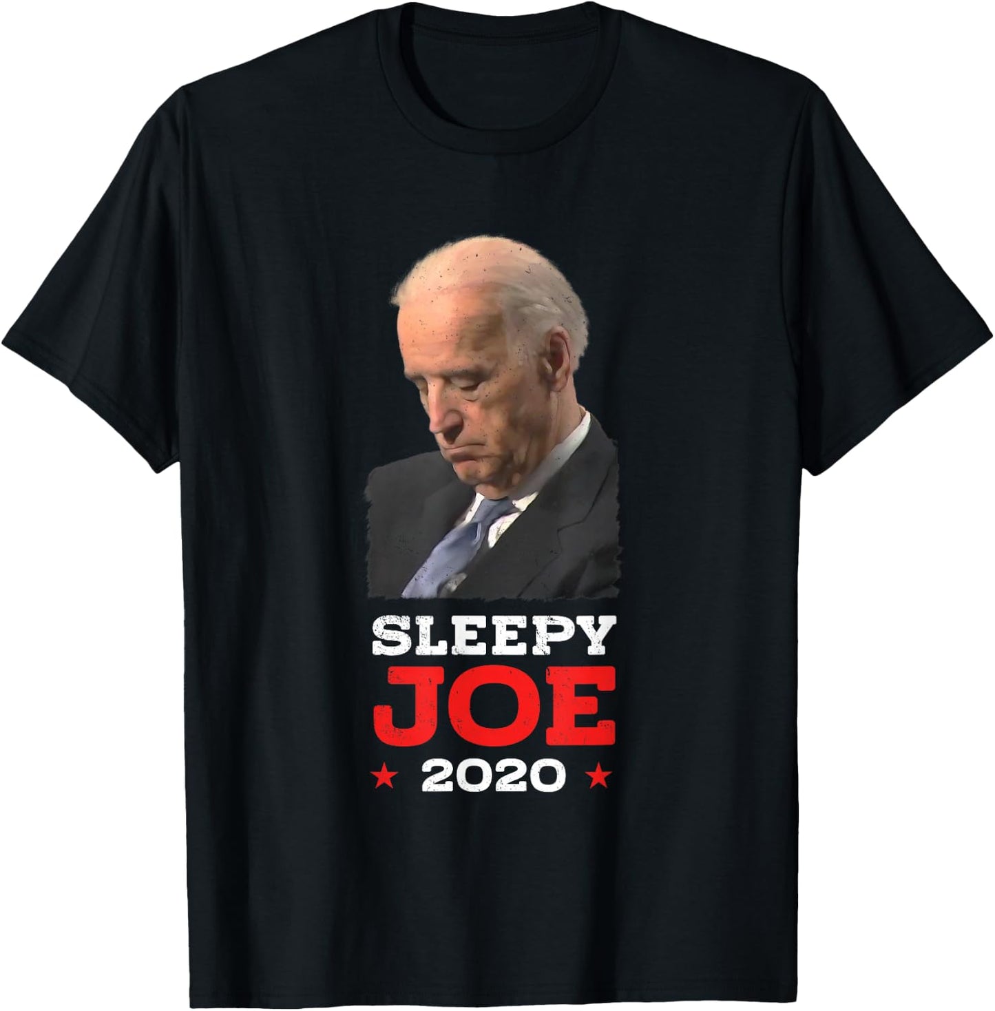Sleepy Joe 2020 - Funny Joe Biden Political Election T-Shirt - T-Shirt | Black