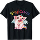 Pigicorn - I love Pigs and Unicorns Teeshirt T-Shirt - T-Shirt | Black