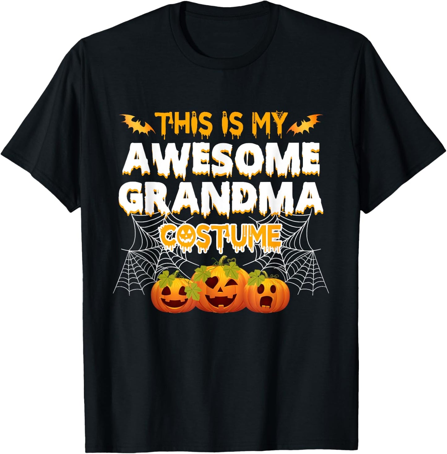 This is My Awesome Grandma Costume T-Shirt - T-Shirt | Black