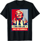 One For Joe One For Kamala Funny Trump Vote Trump President T-Shirt - T-Shirt | Black