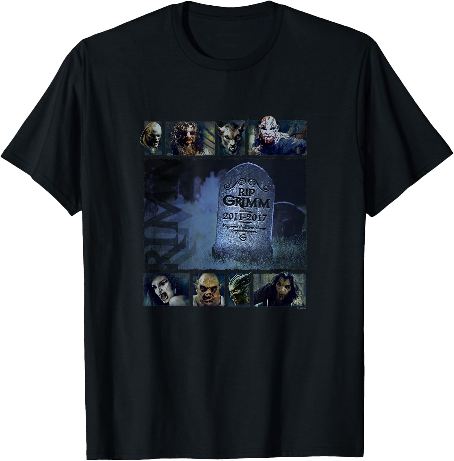 Grimm Rest In Peace Comfortable - Official T-Shirt - T-Shirt | Black