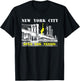 New York Open for Tennis | NYC Skyline Shirt | Luv Tennis T-Shirt - T-Shirt | Black