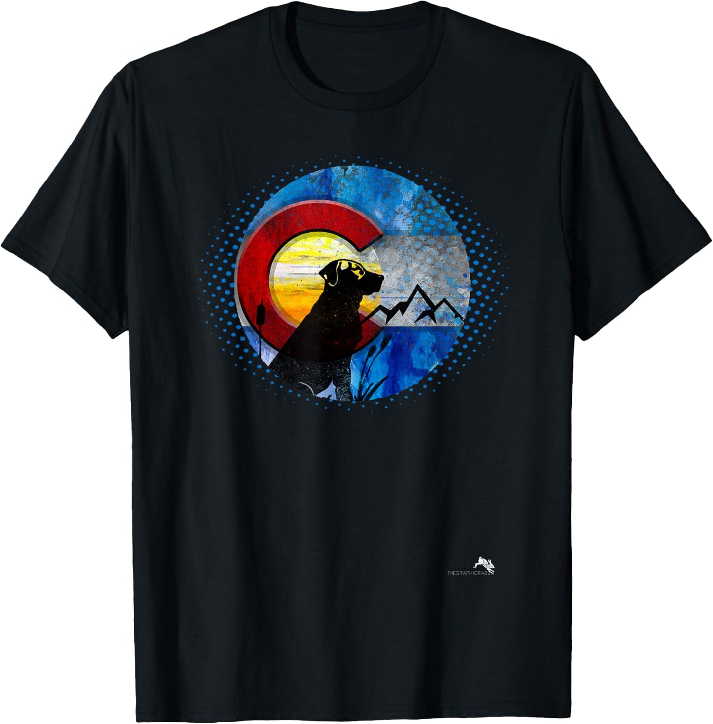 Colorado Hunting Dog - Labrador Retriever T-Shirt - T-Shirt | Black