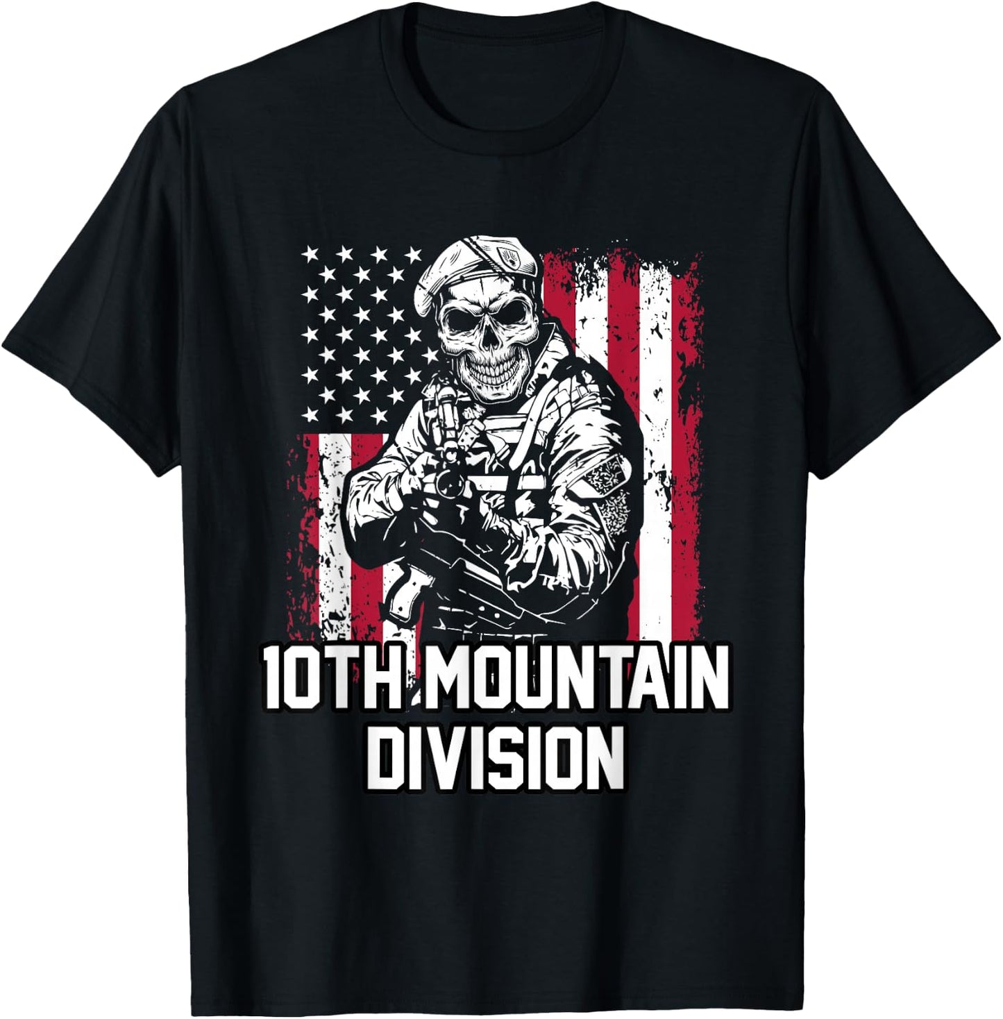 10th Mountain Division T-Shirt - T-Shirt | Black