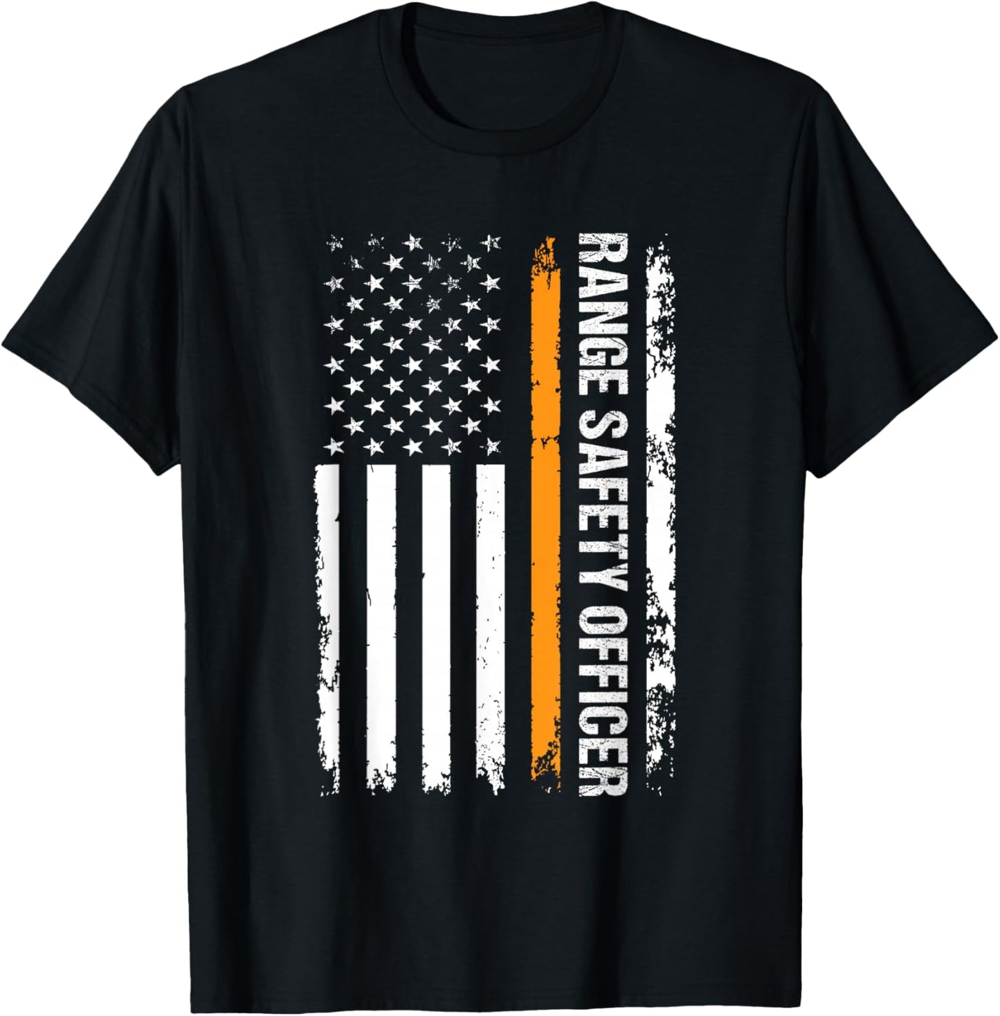American Firearms Instructor Gun Range Safety Officer T-Shirt - T-Shirt | Black