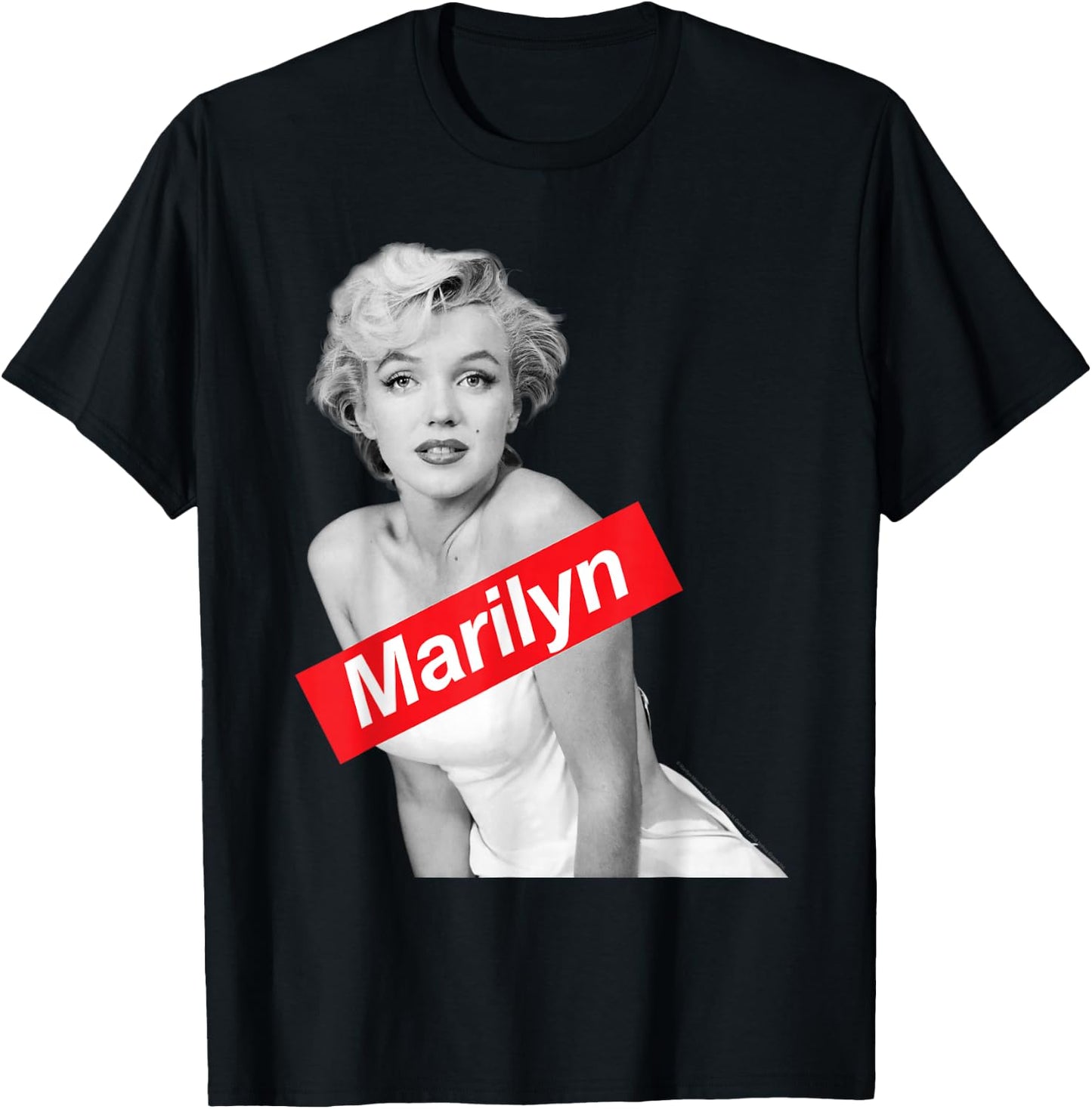 Marilyn Monroe barred posing T-Shirt - T-Shirt | Black