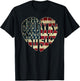 I Love America Country Music Patriotic Shirt USA Flag Kids Men T-Shirt - T-Shirt | Black