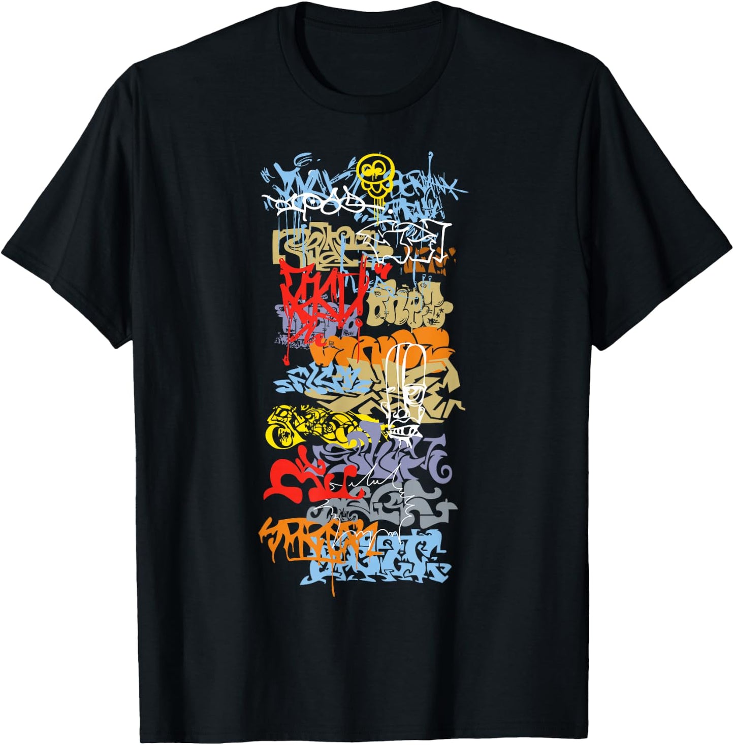 Urban Graffiti Street Art T-Shirt - T-Shirt | Black