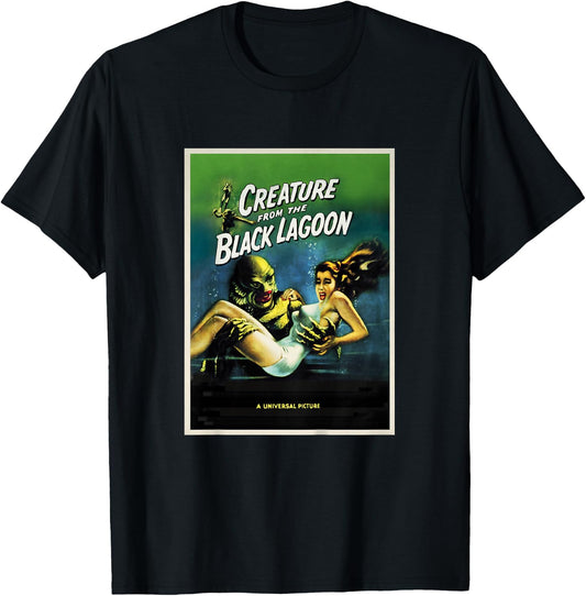 Kids Creature from the Black Lagoon Poster Art T-Shirt - T-Shirt | Black