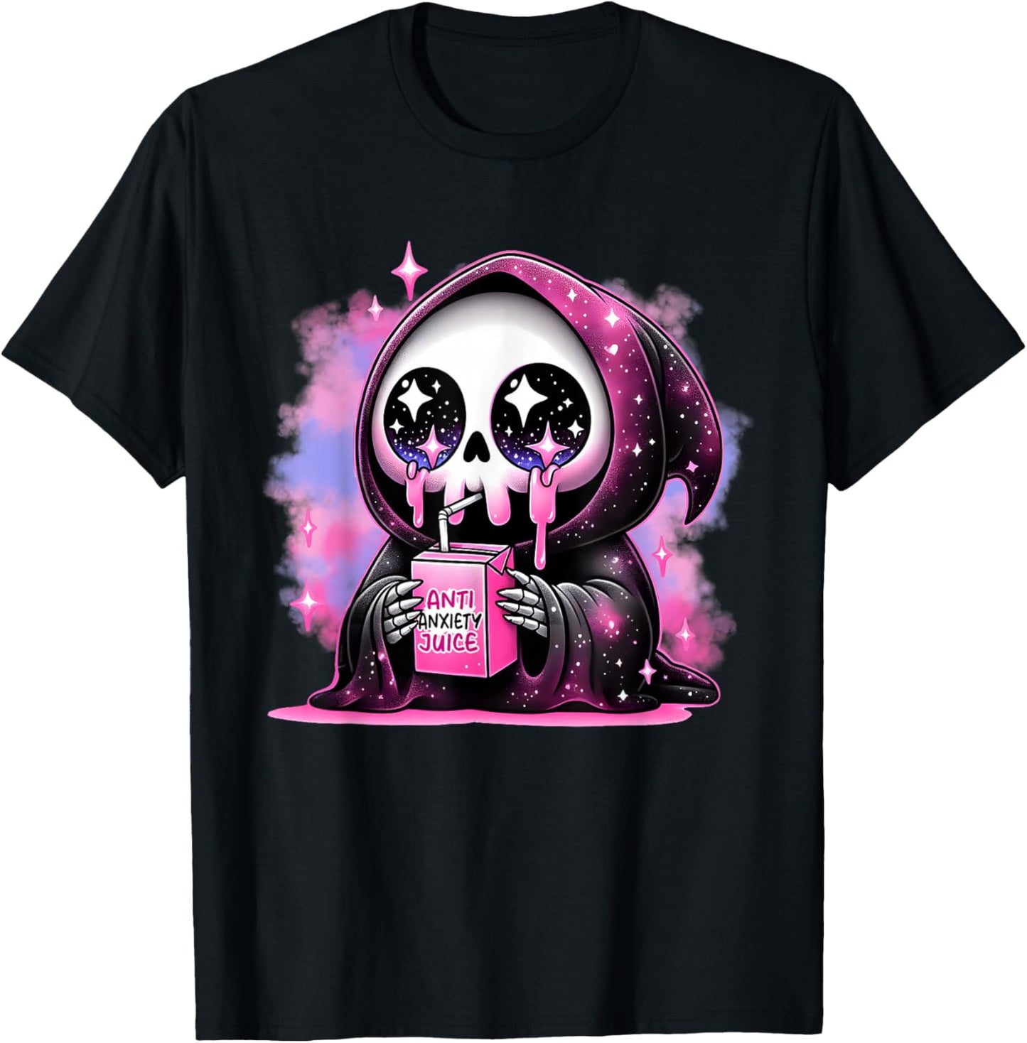 Funny Grim Reaper , Shirt or Women T-Shirt - T-Shirt | Black
