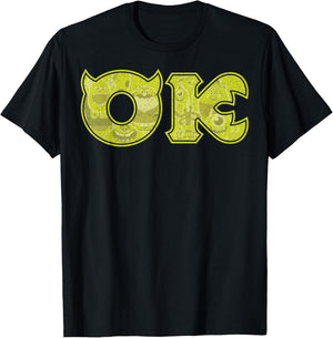 Disney Pixar Monsters University Oozma Kappa Logo Fill T-Shirt - T-Shirt | Black