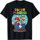 Nintendo Super Mario Luigi & Mario Brothers Ready To Play T-Shirt - T-Shirt | Black