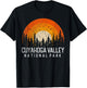 Cuyahoga Valley - National Park Vintage Men Women 70s 80s T-Shirt - T-Shirt | Black