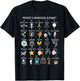Menieres Awareness Alphabet Meniere's Disease Awareness T-Shirt - T-Shirt | Black