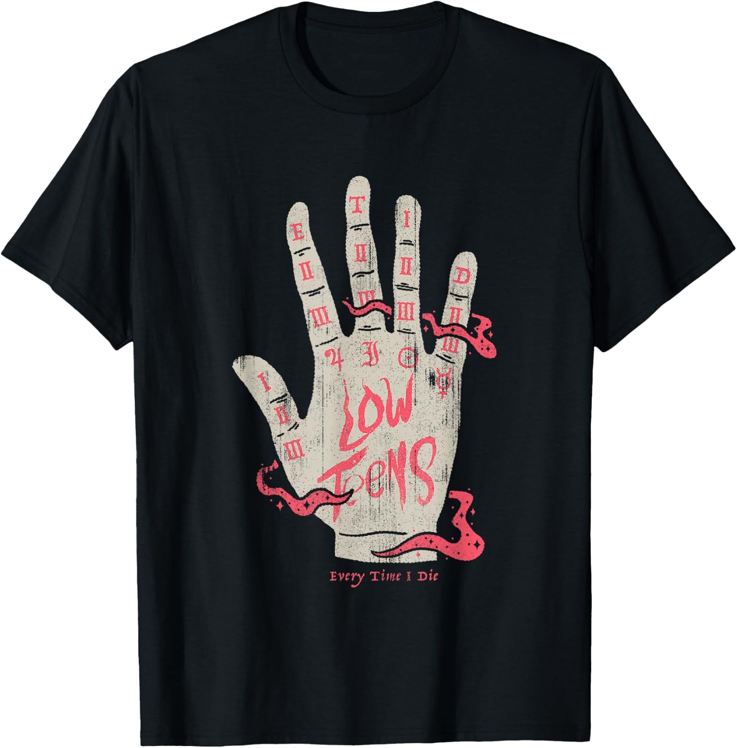 Every Time I Die - Palmreader - Official Merchandise T-Shirt - T-Shirt | Black