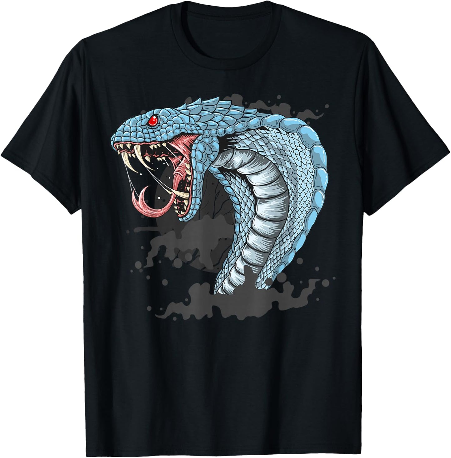 King Cobra t shirt; Snake t shirt; Cobra t shirt; T-Shirt - T-Shirt | Black