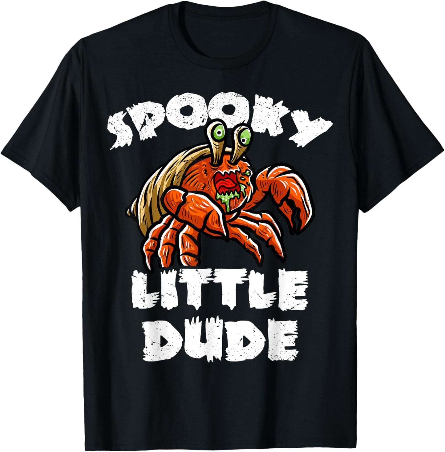 Hermit Crab Boo Zombie Trick Or Treat Halloween Costume T-Shirt - T-Shirt | Black