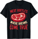 Meat Raffle Shirt Where Dreams Come Vintage Minnesota T-Shirt - T-Shirt | Black