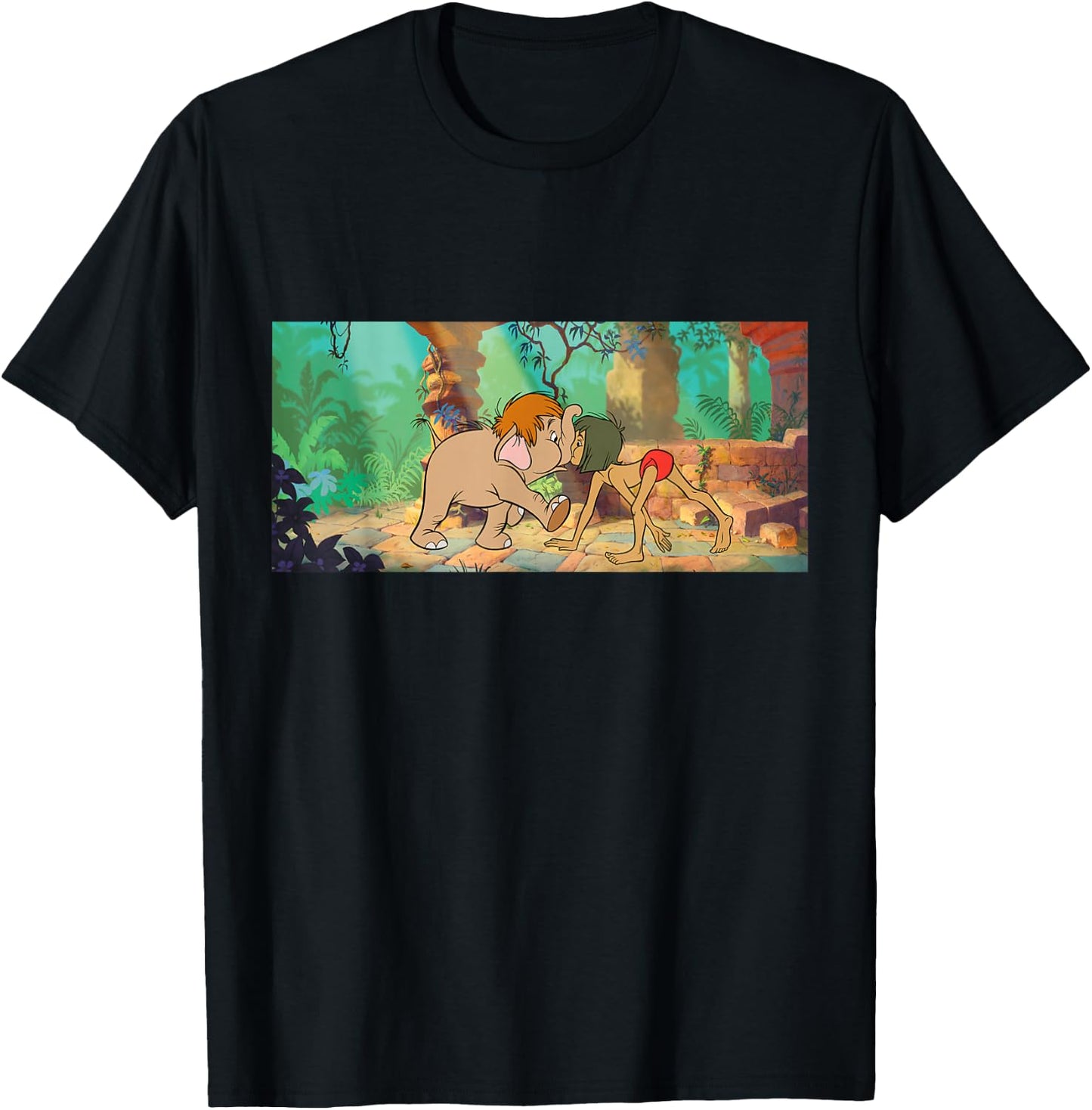 Disney The Jungle Book Scene T-Shirt - T-Shirt | Black