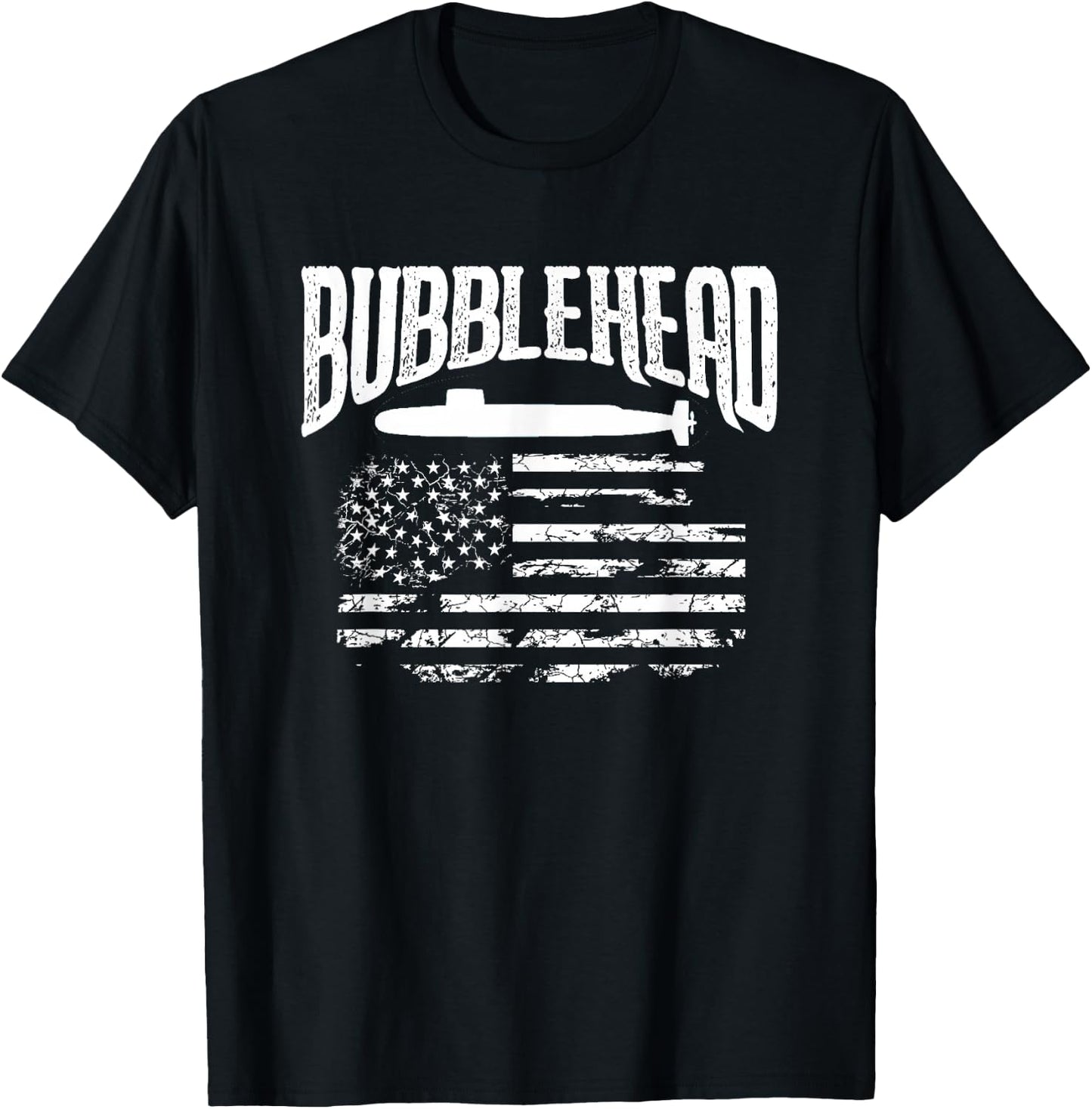 Bubblehead Submarine Veteran T Shirt - Gift Submariner T-Shirt - T-Shirt | Black