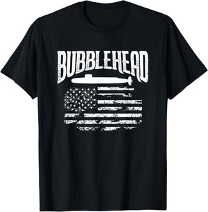 Bubblehead Submarine Veteran T Shirt - Gift Submariner T-Shirt - T-Shirt | Black