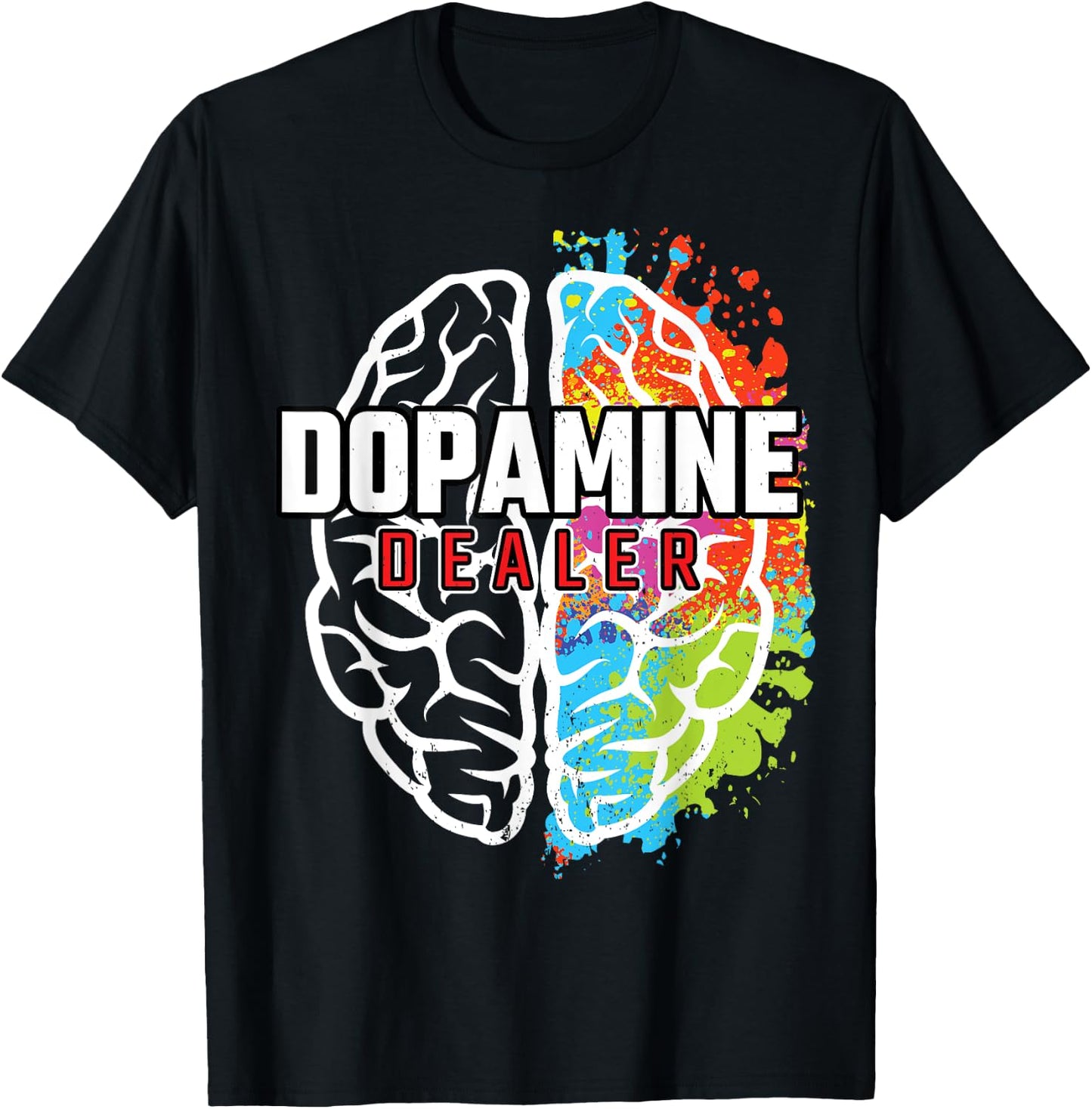 Dopamine Dealer - Fitness Coach - Personal Trainer T-Shirt - T-Shirt | Black