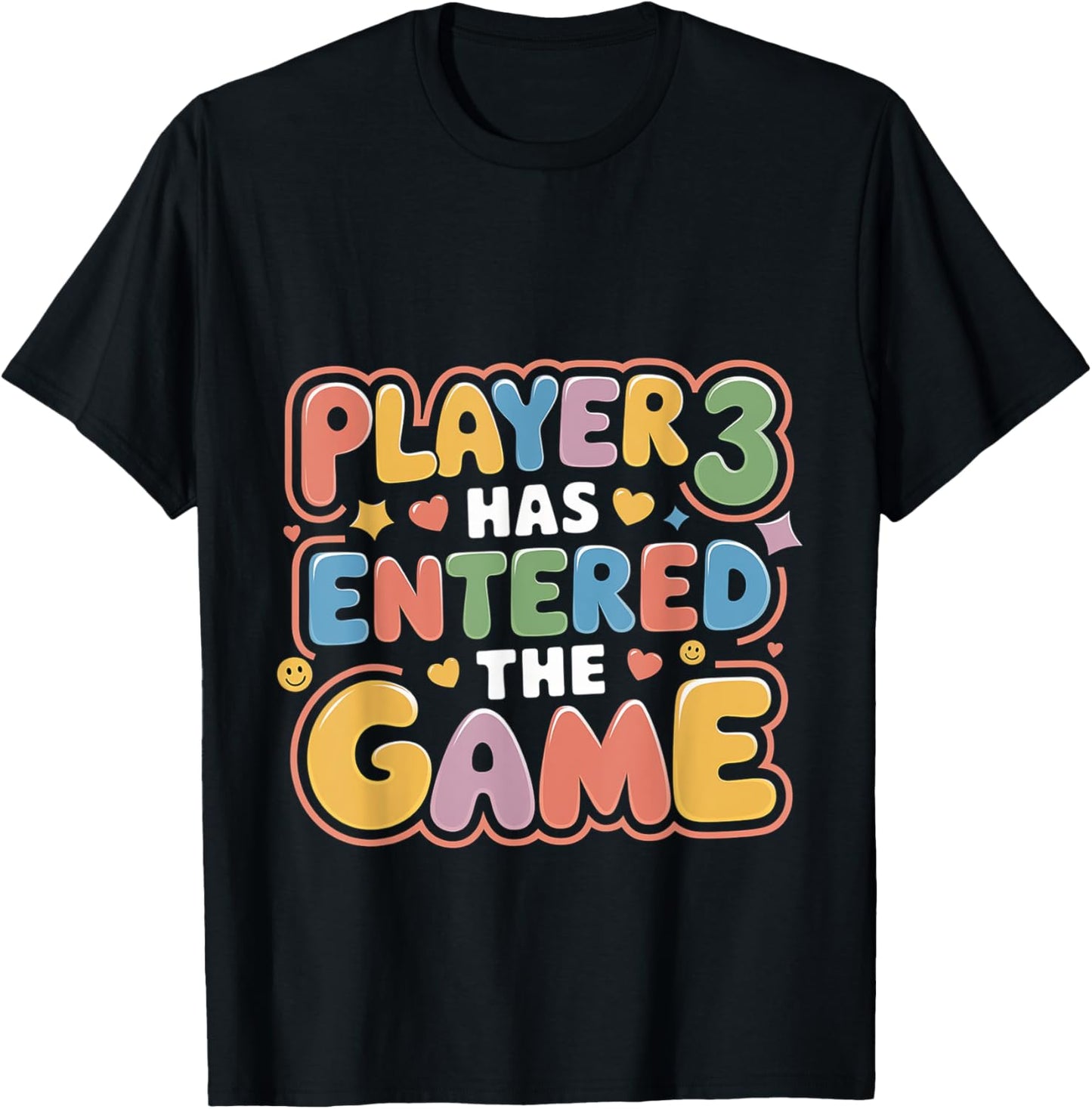 Player 3 Has Entered The Game Birth Kid Toddler T-Shirt - T-Shirt | Black