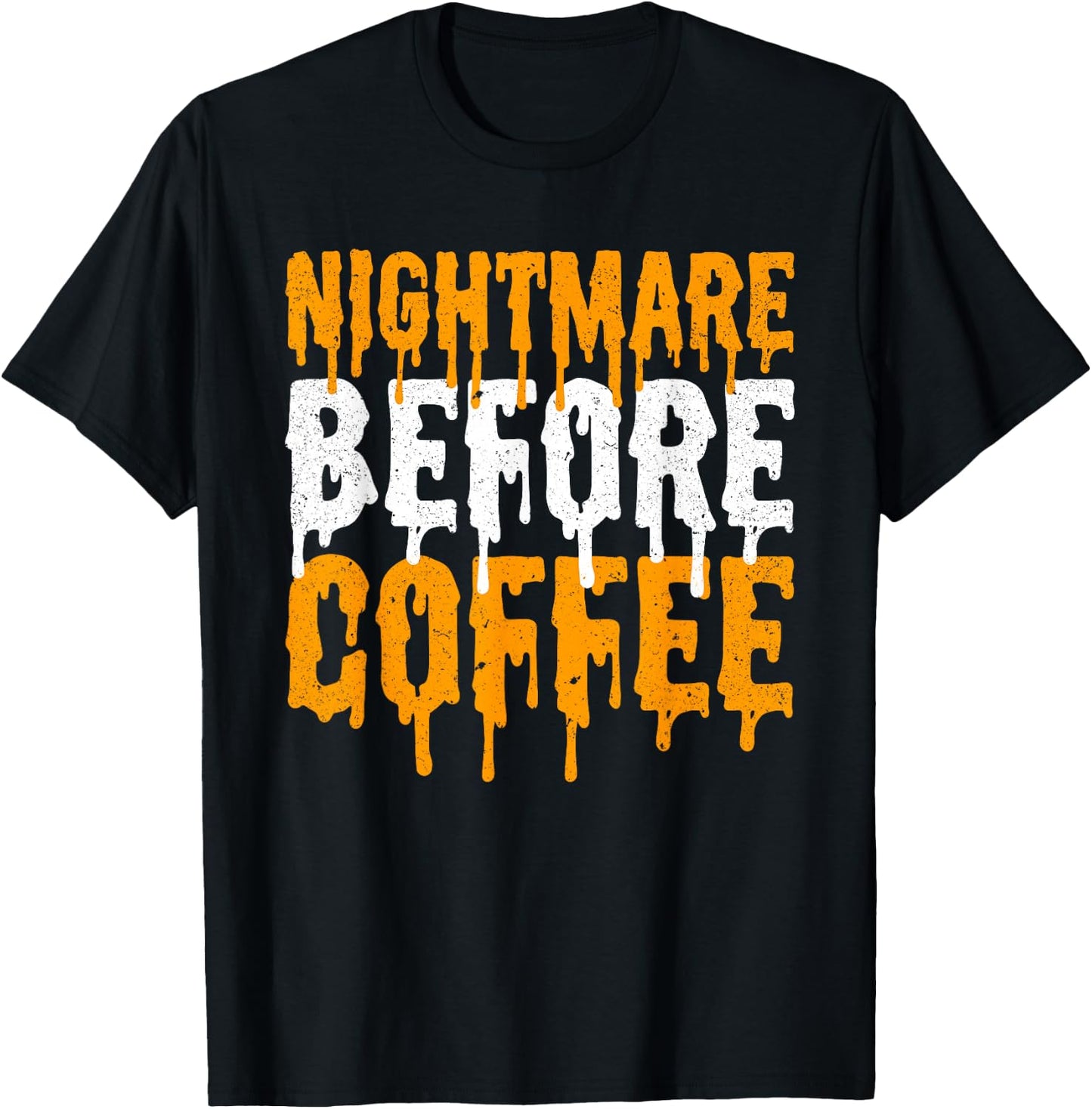 Nightmare Before Coffee Shirt Adult Men Women Kids Halloween T-Shirt - T-Shirt | Black