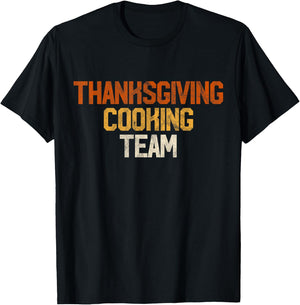 Thanksgiving Dinner Cooking Team Gift Costume Leg Turkey Day T-Shirt - T-Shirt | Black