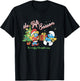 The Smurfs Christmas The Gift Season Smurfette & Jokey T-Shirt - T-Shirt | Black