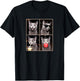 Funny Photo Booth Meme Russian Blue cat T-Shirt - T-Shirt | Black
