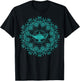 Disney Aladdin Genie's Lamp Teal Mandala T-Shirt - T-Shirt | Black