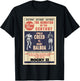 Rocky Creed Vs Balboa Rematch Of The Century Poster T-Shirt - T-Shirt | Black