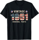 Vintage 1951 Original Parts Shirt 74 Years Old T-Shirt - T-Shirt | Black