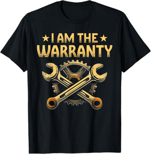 I Am The Warranty Shirt Funny DIY Enthusiasts T-Shirt - T-Shirt | Black