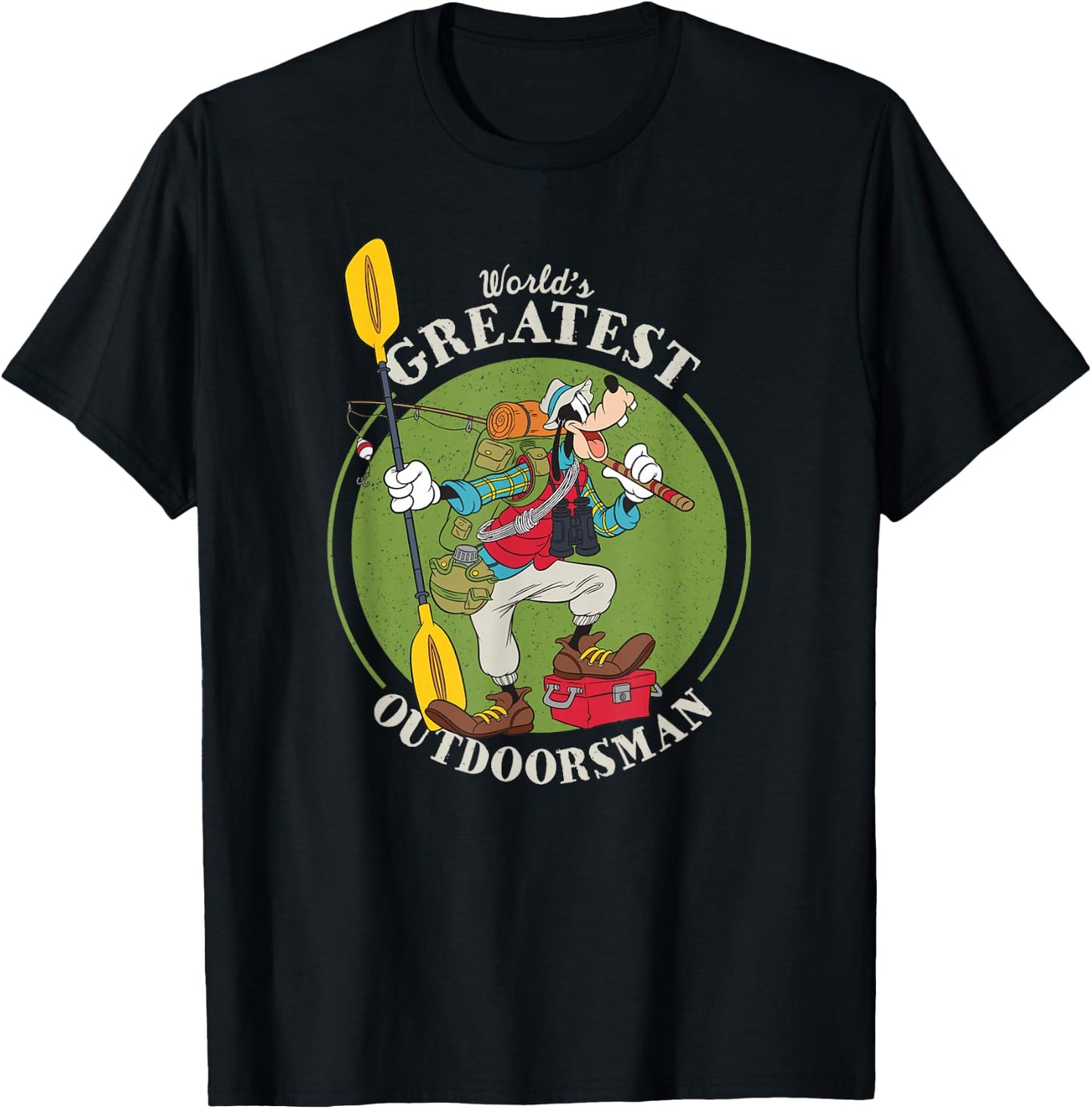 Disney Goofy Outdoorsman Father's Day T-Shirt - T-Shirt | Black