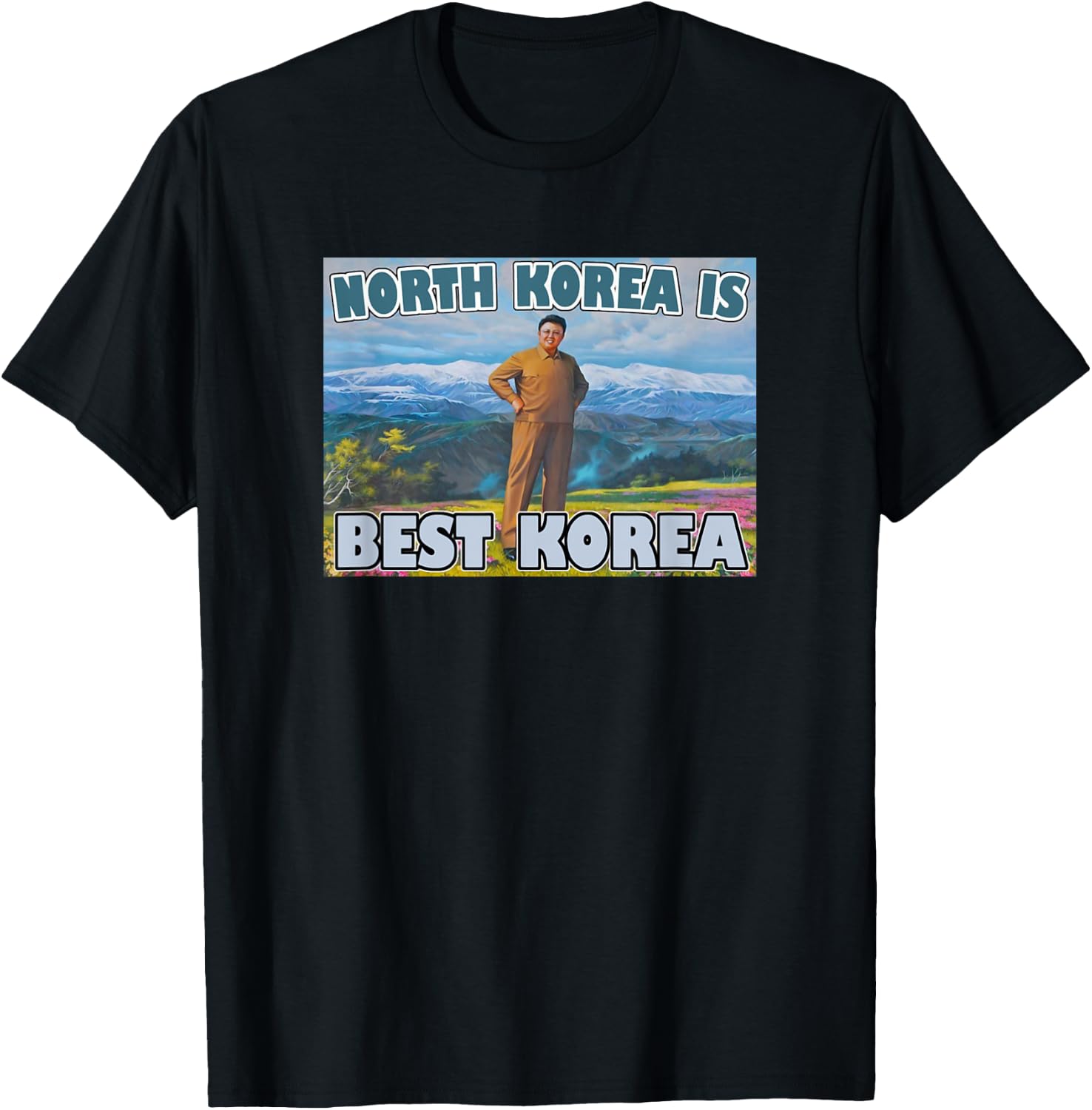 North Korea is Best Korea T-Shirt - T-Shirt | Black