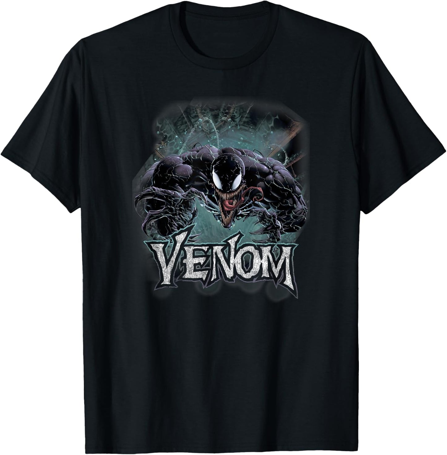 Marvel Venom from Down Under Face to Face T-Shirt - T-Shirt | Black
