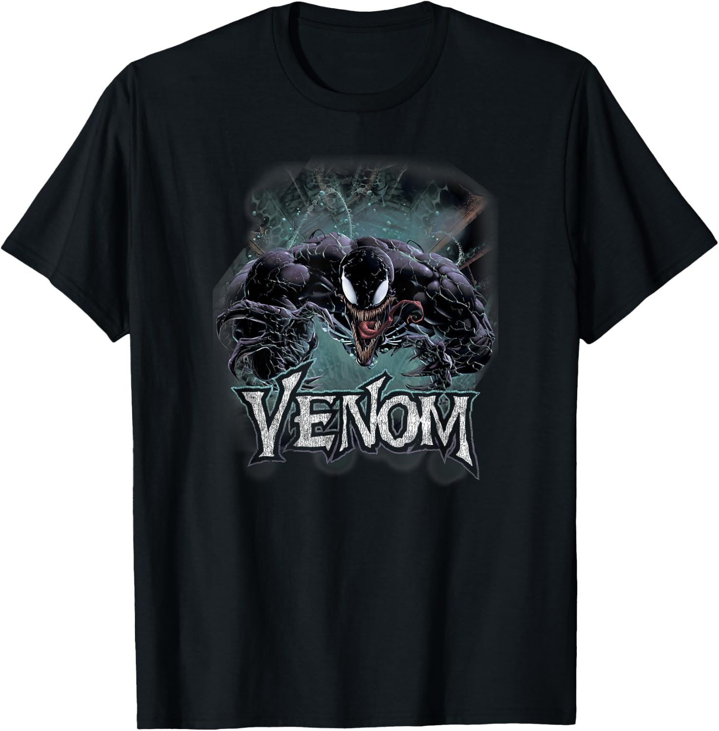 Marvel Venom from Down Under Face to Face T-Shirt - T-Shirt | Black
