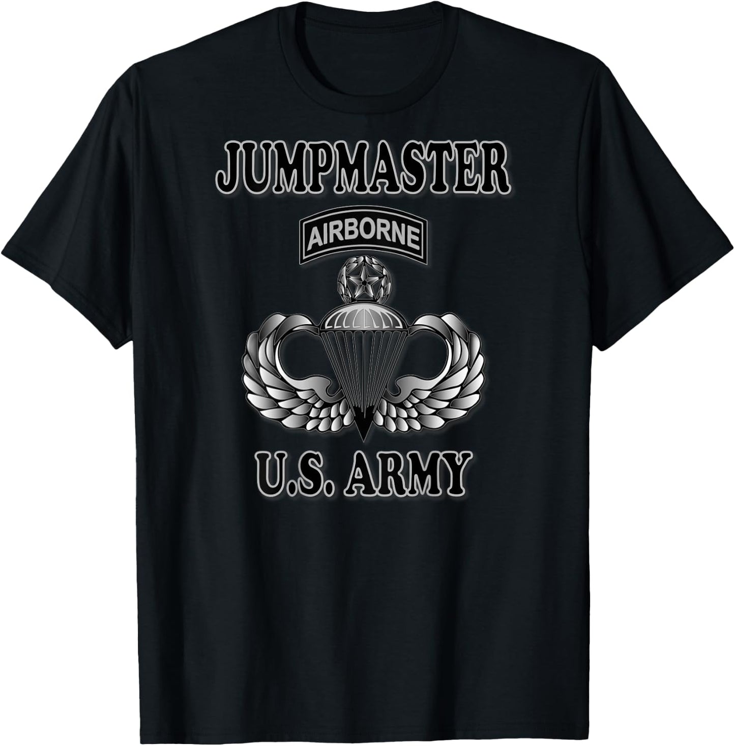 U.S. Army Jumpmaster (Back Design) T-Shirt - T-Shirt | Black