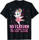 Sistercorn Like A Normal Sister Only More Awesome Unicorn T-Shirt - T-Shirt | Black
