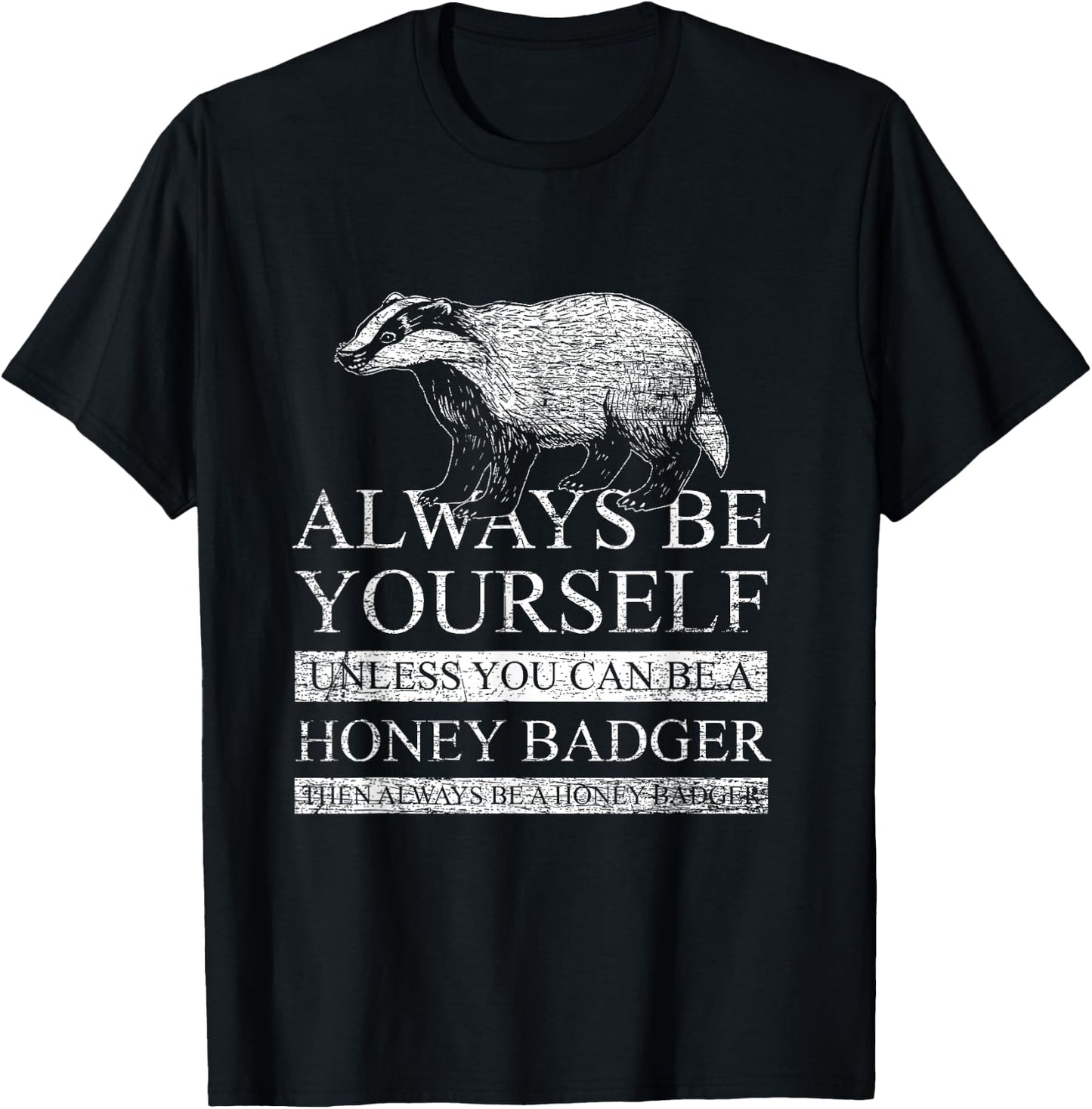 Honey Badger T-Shirt - T-Shirt | Black