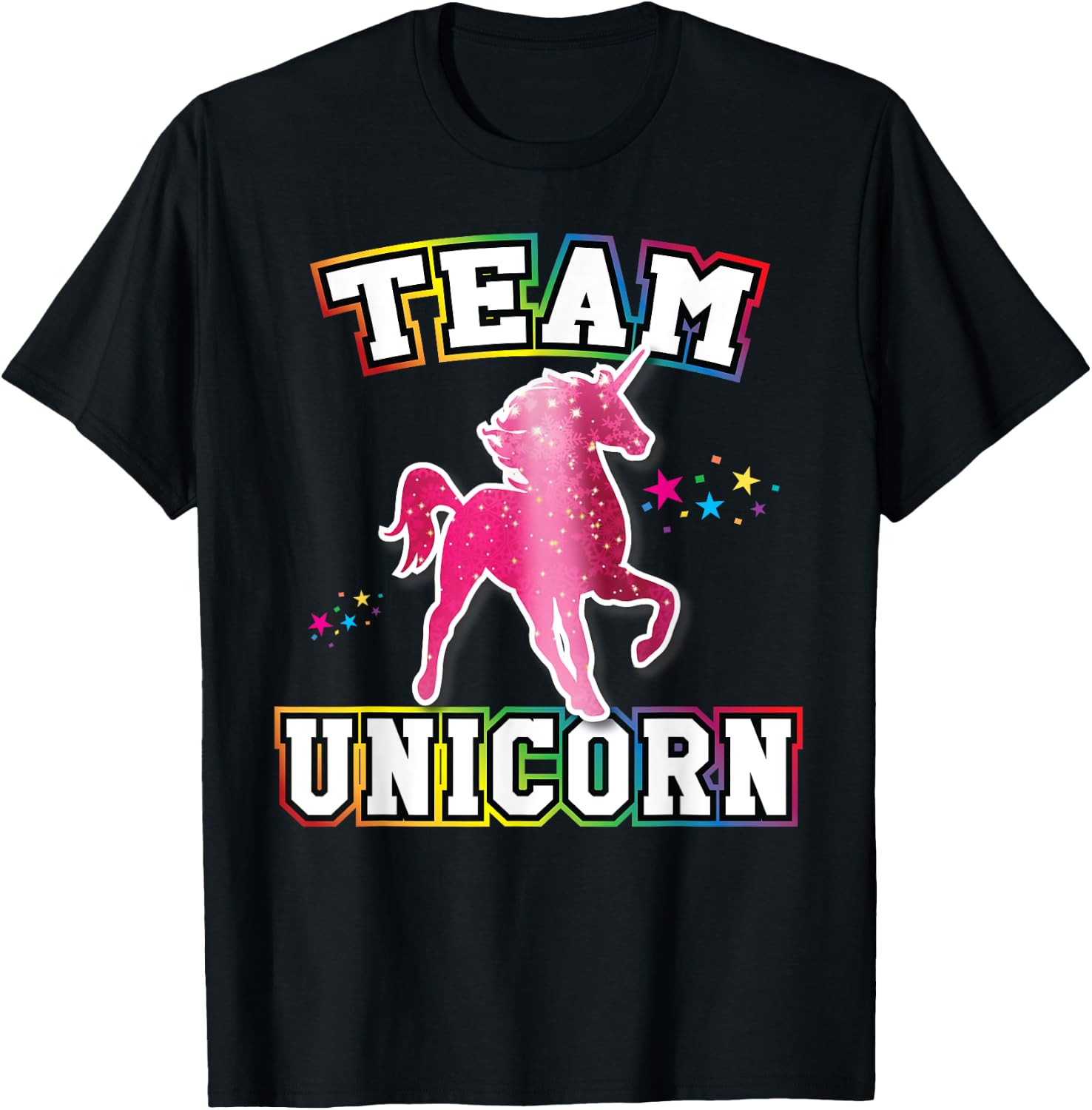 Team Unicorn T-Shirt - T-Shirt | Black