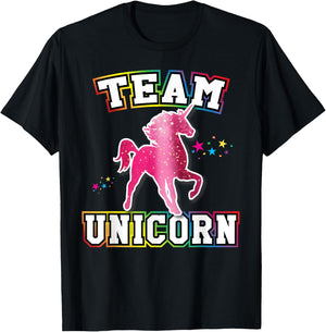 Team Unicorn T-Shirt - T-Shirt | Black