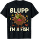 Thanksgiving Fake Fish Thanksgiving Turkey Fish Funny T-Shirt - T-Shirt | Black