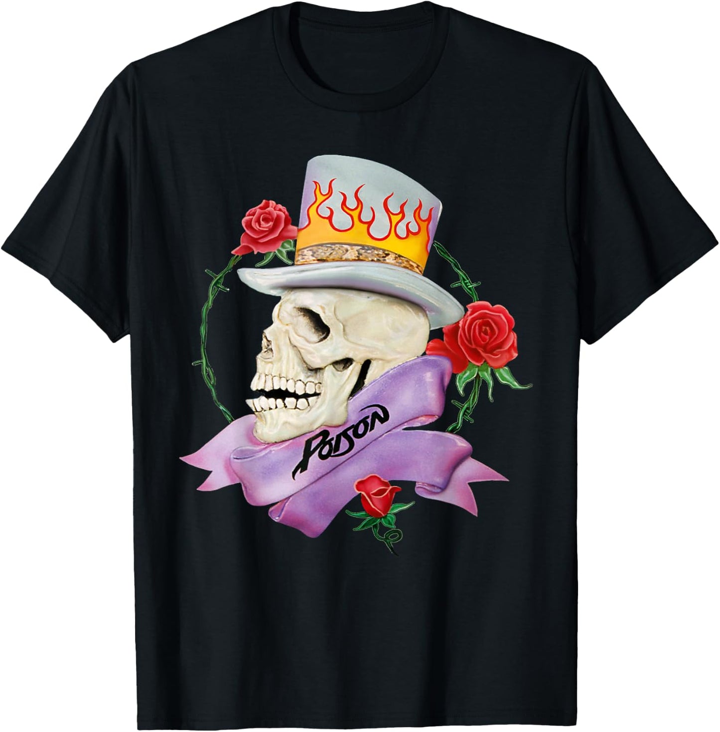 Poison - Every Rose T-Shirt - T-Shirt | Black