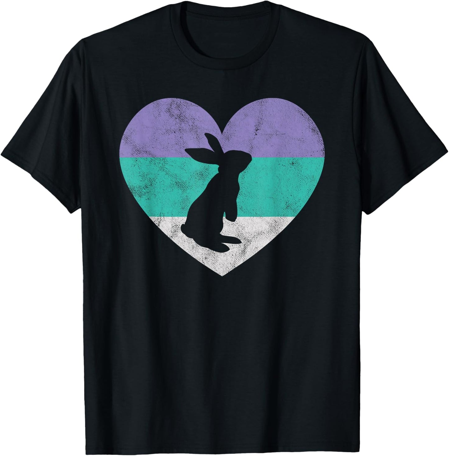 Rabbit Gift Shirt & Girls | Cute Easter Shirt T-Shirt - T-Shirt | Black