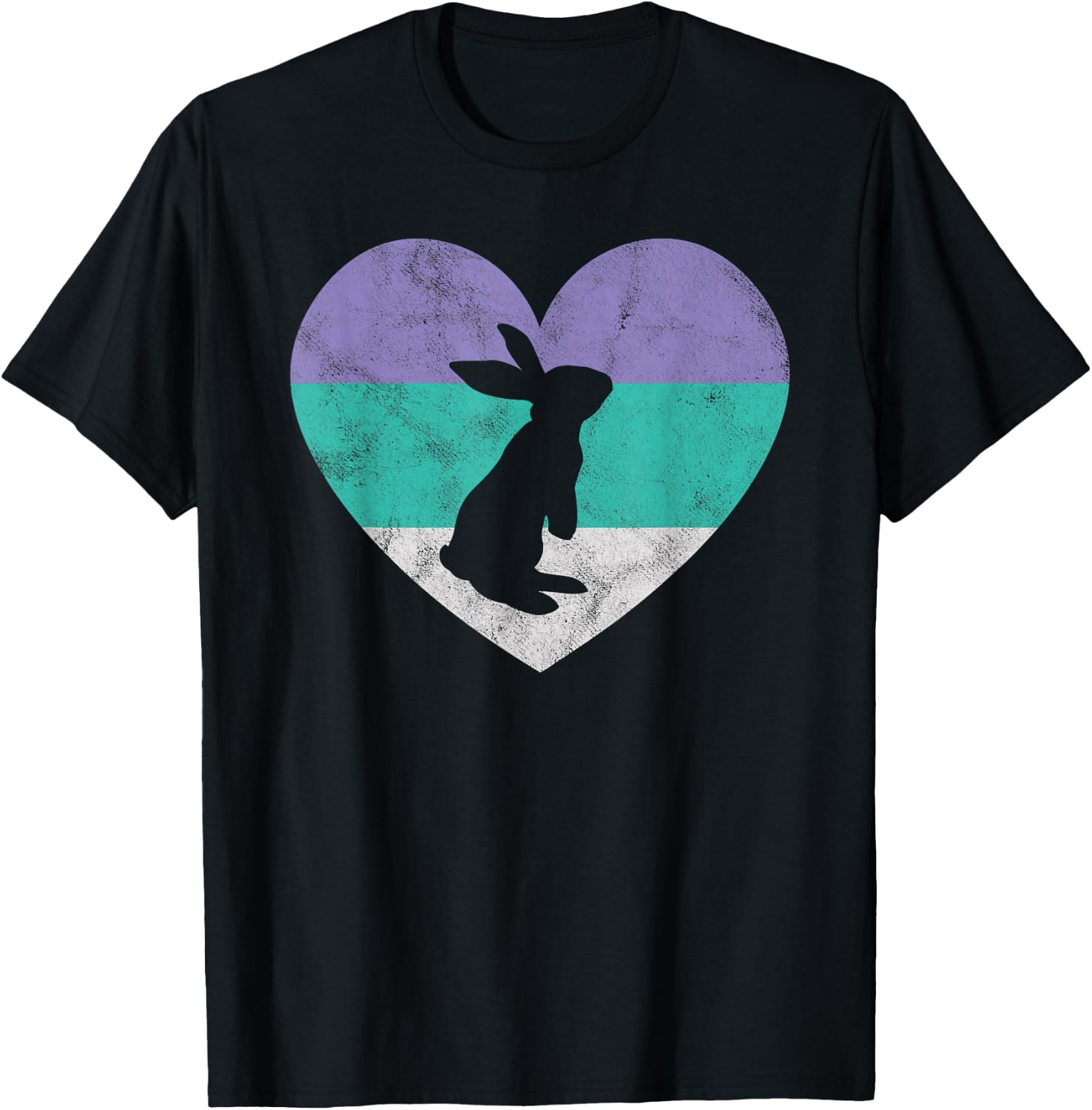 Rabbit Gift Shirt & Girls | Cute Easter Shirt T-Shirt - T-Shirt | Black